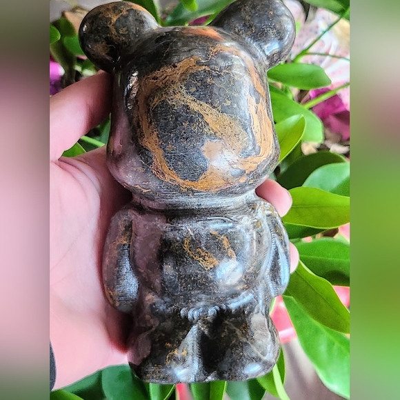 Huge Brown Jasper Brickbear Crystal Carving - Picture 5 of 9